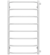 Полотенцесушитель водяной Deffi Трапеция П8 500х900 боковое правое подключение белый C.TR.90.50.8.W.C