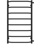 Сушка для рушників водяна Deffi Трапеція П8 500х900 бічне праве підключення чорний C.TR.90.50.8.B.C