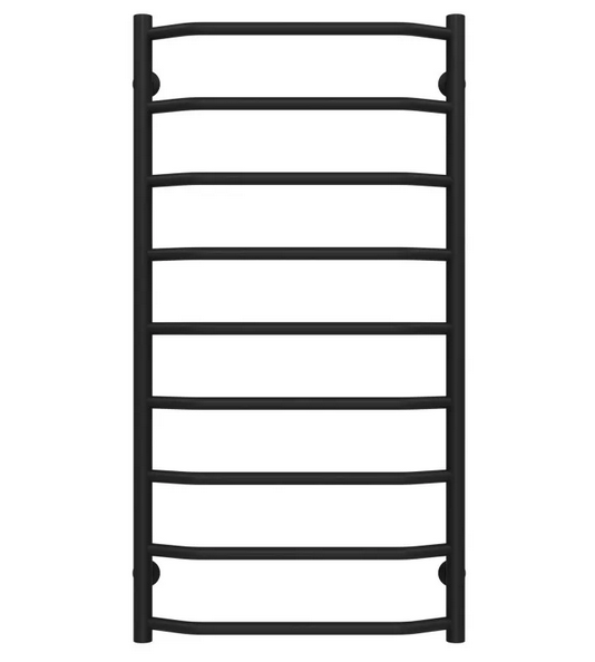 Полотенцесушитель водяной Deffi Трапеция П9 500х1000 нижнее подключение черный C.TR.100.50.9.B.A