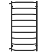 Сушка для рушників водяна Deffi Трапеція П9 500х1000 бічне ліве підключення чорний C.TR.100.50.9.B.B