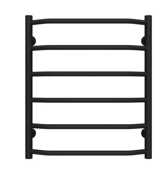 Полотенцесушитель водяной Deffi Трапеция П6 500х600 нижнее подключение черный C.TR.60.50.6.B.A