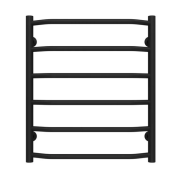 Полотенцесушитель водяной Deffi Трапеция П6 500х600 нижнее подключение черный C.TR.60.50.6.B.A