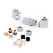 Комплект Теrma Dexter термостатический трехосевой правый сатин TGETCG2-ST