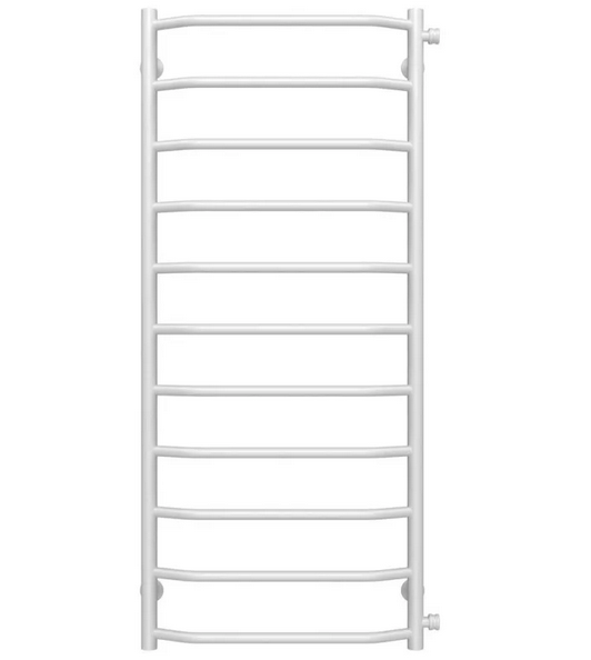 Полотенцесушитель водяной Deffi Трапеция П11 500х1200 боковое правое подключение белый C.TR.120.50.11.W.C