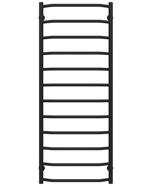 Сушка для рушників водяна Deffi Трапеція П12 500х1300 нижнє підключення чорний C.TR.130.50.12.B.A