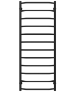 Полотенцесушитель водяной Deffi Трапеция П12 500х1300 нижнее подключение черный C.TR.130.50.12.B.A