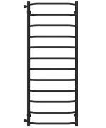 Полотенцесушитель водяной Deffi Трапеция П12 500х1300 боковое левое подключение черный C.TR.130.50.12.B.B