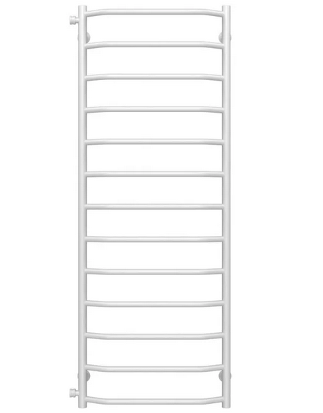 Полотенцесушитель водяной Deffi Трапеция П13 500х1400 боковое левое подключение белый C.TR.140.50.13.W.B