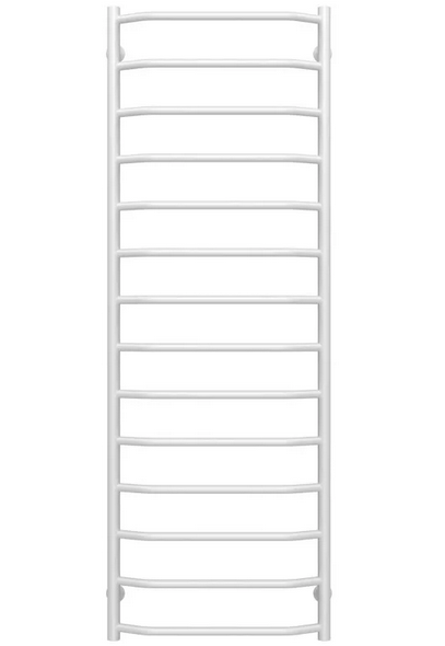 Полотенцесушитель водяной Deffi Трапеция П14 500х1500 нижнее подключение белый C.TR.150.50.14.W.A