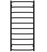 Сушка для рушників водяна Deffi Трапеція П10 500х1100 нижнє підключення чорний C.TR.110.50.10.B.A