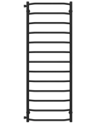 Сушка для рушників водяна Deffi Трапеція П13 500х1400 бічне ліве підключення чорний C.TR.140.50.13.B.B