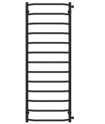 Сушка для рушників водяна Deffi Трапеція П13 500х1400 бічне праве підключення чорний C.TR.140.50.13.B.C