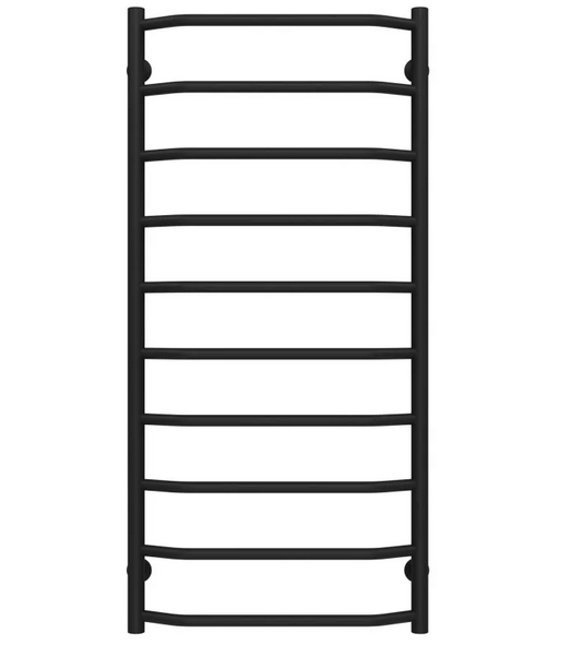Сушка для рушників водяна Deffi Трапеція П10 500х1100 нижнє підключення чорний C.TR.110.50.10.B.A