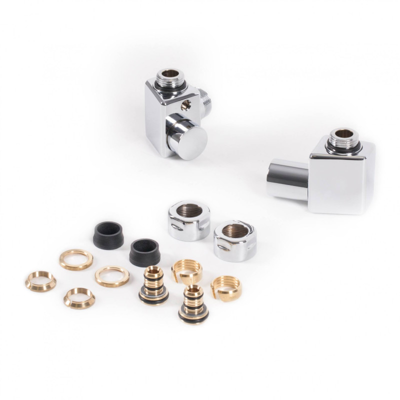 Комплект Теrma Dexter регулюючий кутовий правий хром TGERCD2-CR