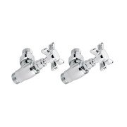 Комплект Теrma Star регулюючий кутовий лівий хром TGERSTCR01