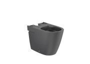 Чаша унитаза-компакта Roca Ona Compacto Rimless 36х60 см сантехническая керамика матовый черный A342688080