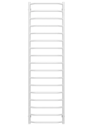 Сушка для рушників водяна Deffi Трапеція П17 500х1800 нижнє підключення білий C.TR.180.50.17.W.A