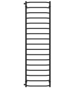 Полотенцесушитель водяной Deffi Трапеция П17 500х1800 боковое левое подключение черный C.TR.180.50.17.B.B