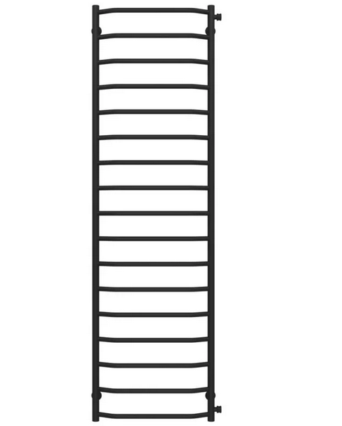 Сушка для рушників водяна Deffi Трапеція П17 500х1800 бічне праве підключення чорний C.TR.180.50.17.B.C