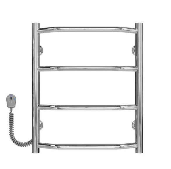 Електрична сушарка для рушників Deffi Трапеція П4 400х500 ліве підключення хром C.TR.50.40.4.E.C.L.5