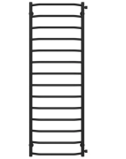 Полотенцесушитель водяной Deffi Трапеция П14 500х1500 боковое правое подключение черный C.TR.150.50.14.B.C