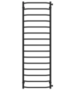 Полотенцесушитель водяной Deffi Трапеция П15 500х1600 боковое правое подключение черный C.TR.160.50.15.B.C