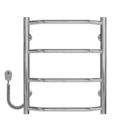 Електрична сушарка для рушників Deffi Трапеція П4 400х500 ліве підключення хром C.TR.50.40.4.E.C.L.5