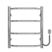 Електрична сушарка для рушників Deffi Трапеція П4 400х500 праве підключення хром C.TR.50.40.4.E.C.R.5