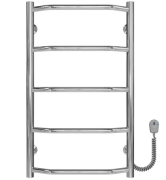 Електрична сушарка для рушників Deffi Трапеція П5 400х700 праве підключення хром C.TR.70.40.5.E.C.R.5