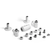 Комплект Теrma Integra All in One термостатический трехосевой левый белый мат TGETINTELKS96