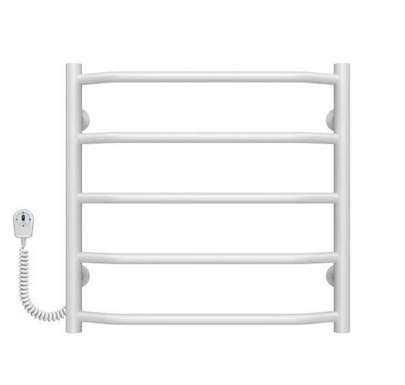 Електричний сушарка для рушників Deffi Трапеція П5 500х500 ліве підключення білий C.TR.50.50.5.E.W.L.5