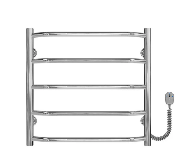 Електрична сушарка для рушників Deffi Трапеція П5 500х500 праве підключення хром C.TR.50.50.5.E.C.R.5