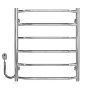 Електрична сушарка для рушників Deffi Трапеція П6 500х600 ліве підключення хром C.TR.60.50.6.E.C.L.5