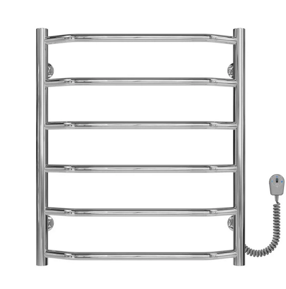 Электрический полотенцесушитель Deffi Трапеция П6 500х600 правое подключение хром C.TR.60.50.6.E.C.R.5