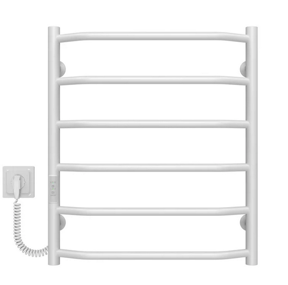 Электрический полотенцесушитель Deffi Трапеция П6 500х600 левое подключение WD03 белый C.TR.60.50.6.E.W.L.3
