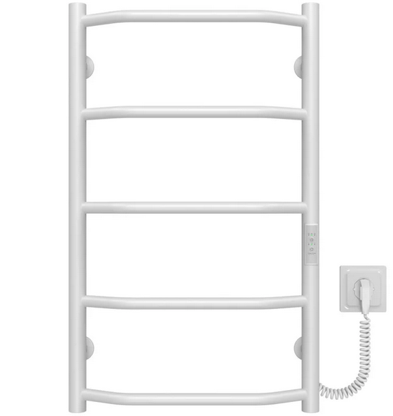 Электрический полотенцесушитель Deffi Трапеция П5 400х700 правое подключение WD03 белый C.TR.70.40.5.E.W.R.3