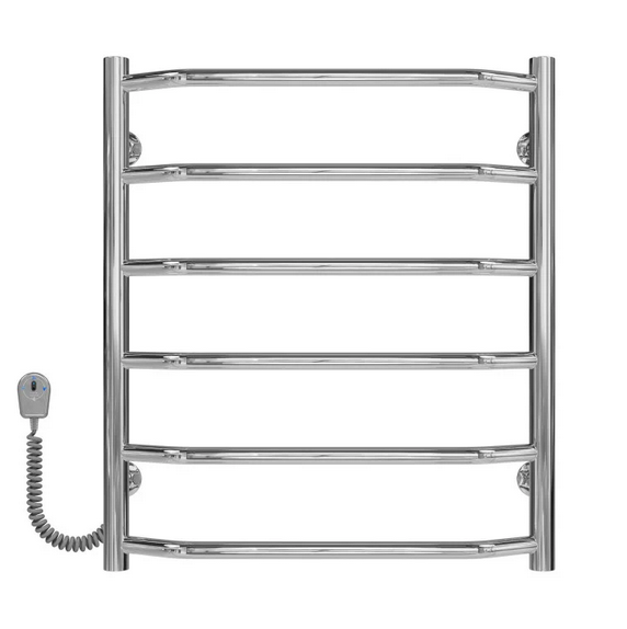 Электрический полотенцесушитель Deffi Трапеция П6 500х600 левое подключение хром C.TR.60.50.6.E.C.L.5