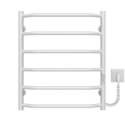 Электрический полотенцесушитель Deffi Трапеция П6 500х600 правое подключение WD03 белый C.TR.60.50.6.E.W.R.3