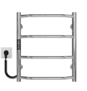 Електрична сушарка для рушників Deffi Трапеція П4 400х500 ліве підключення JD03 хром C.TR.50.40.4.E.C.L.1