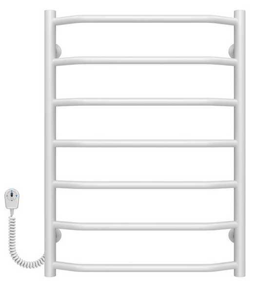 Электрический полотенцесушитель Deffi Трапеция П7 500х700 левое подключение белый C.TR.70.50.7.E.W.L.5