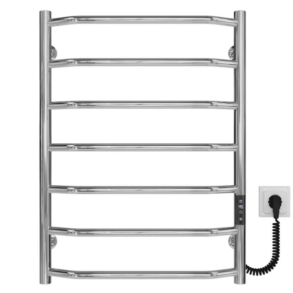 Електрична сушарка для рушників Deffi Трапеція П7 500х700 праве підключення JD03 хром C.TR.70.50.7.E.C.R.1