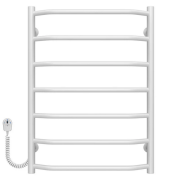 Электрический полотенцесушитель Deffi Трапеция П7 500х700 левое подключение белый C.TR.70.50.7.E.W.L.5