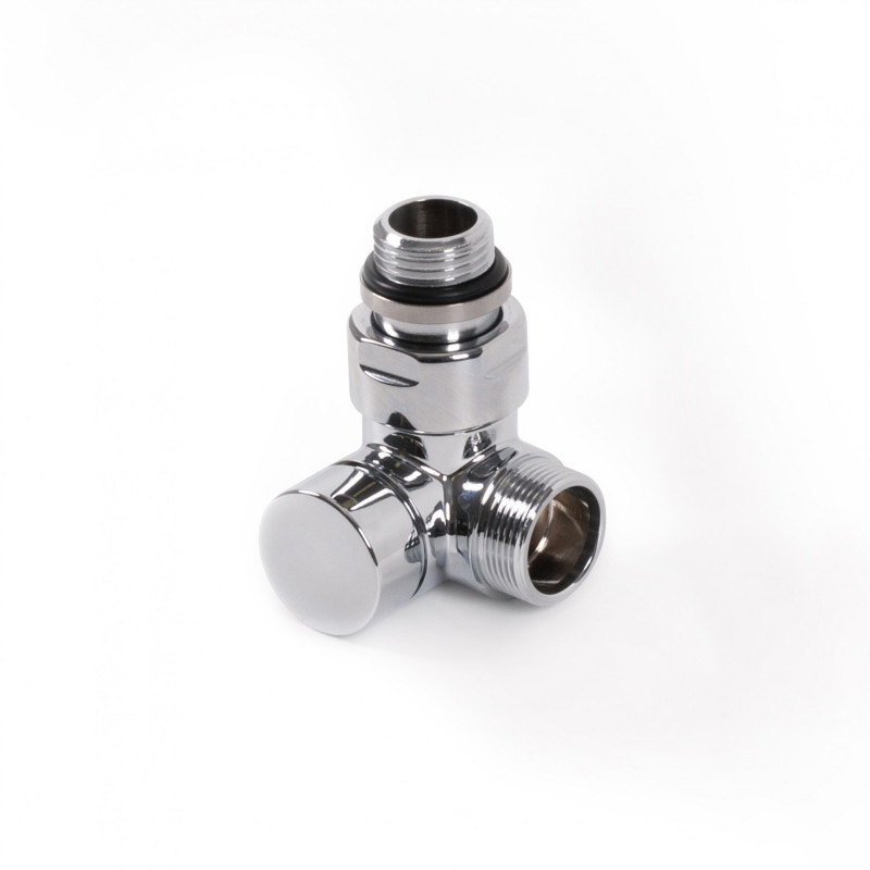 Вентиль Terma триосьовий запірний CYLINDER лівий метал хром TGZOCR002