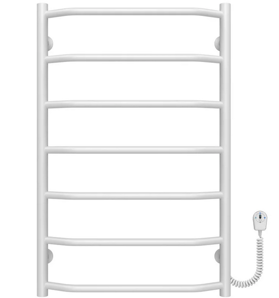 Электрический полотенцесушитель Deffi Трапеция П7 500х800 правое подключение белый C.TR.80.50.7.E.W.R.5