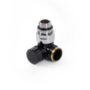 Вентиль Terma триосьовий запірний CYLINDER лівий метал чорний TGZOCZ002