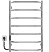 Электрический полотенцесушитель Deffi Трапеция П7 500х800 левое подключение JD03 хром C.TR.80.50.7.E.C.L.1