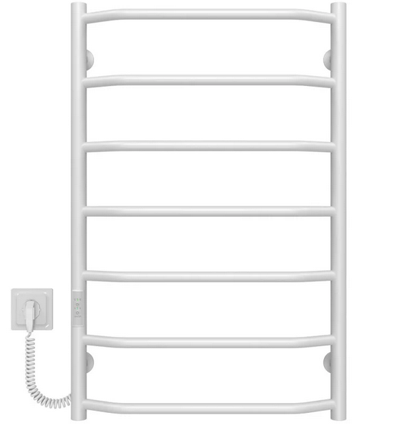 Електрична сушарка для рушників Deffi Трапеція П7 500х800 ліве підключення JD03 білий C.TR.80.50.7.E.W.L.3