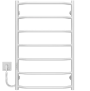 Электрический полотенцесушитель Deffi Трапеция П7 500х800 левое подключение JD03 белый C.TR.80.50.7.E.W.L.3