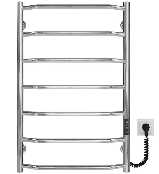 Электрический полотенцесушитель Deffi Трапеция П7 500х800 правое подключение JD03 хром C.TR.80.50.7.E.C.R.1