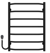 Электрический полотенцесушитель Deffi Трапеция П7 500х700 левое подключение черный C.TR.70.50.7.E.B.L.5
